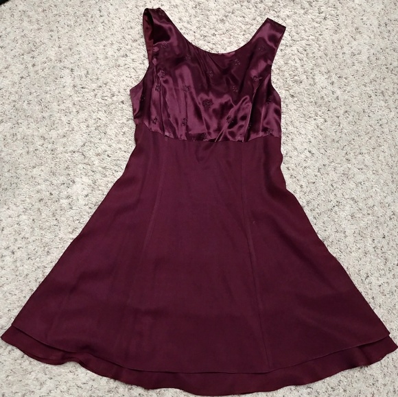 cranberry cocktail dress